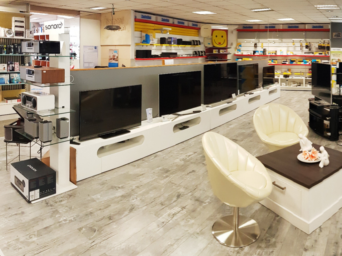 Teilansicht Fernseh-Abteilung