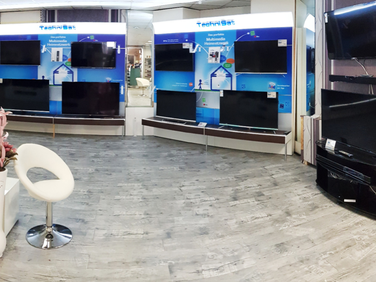 Teilansicht Fernseh-Abteilung